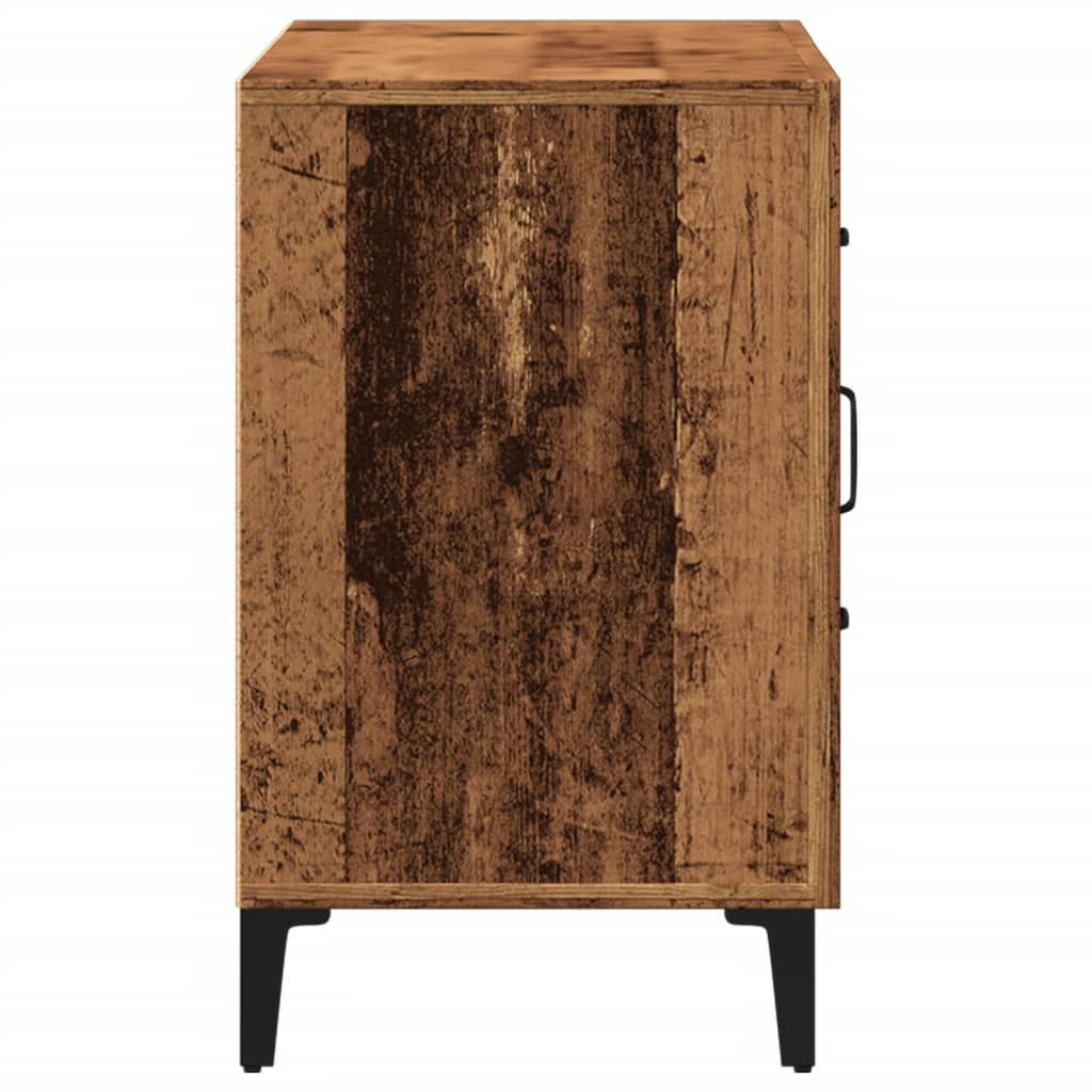 Credenza Legno Antico 100x36x60 cm in Legno Multistrato - homemem39