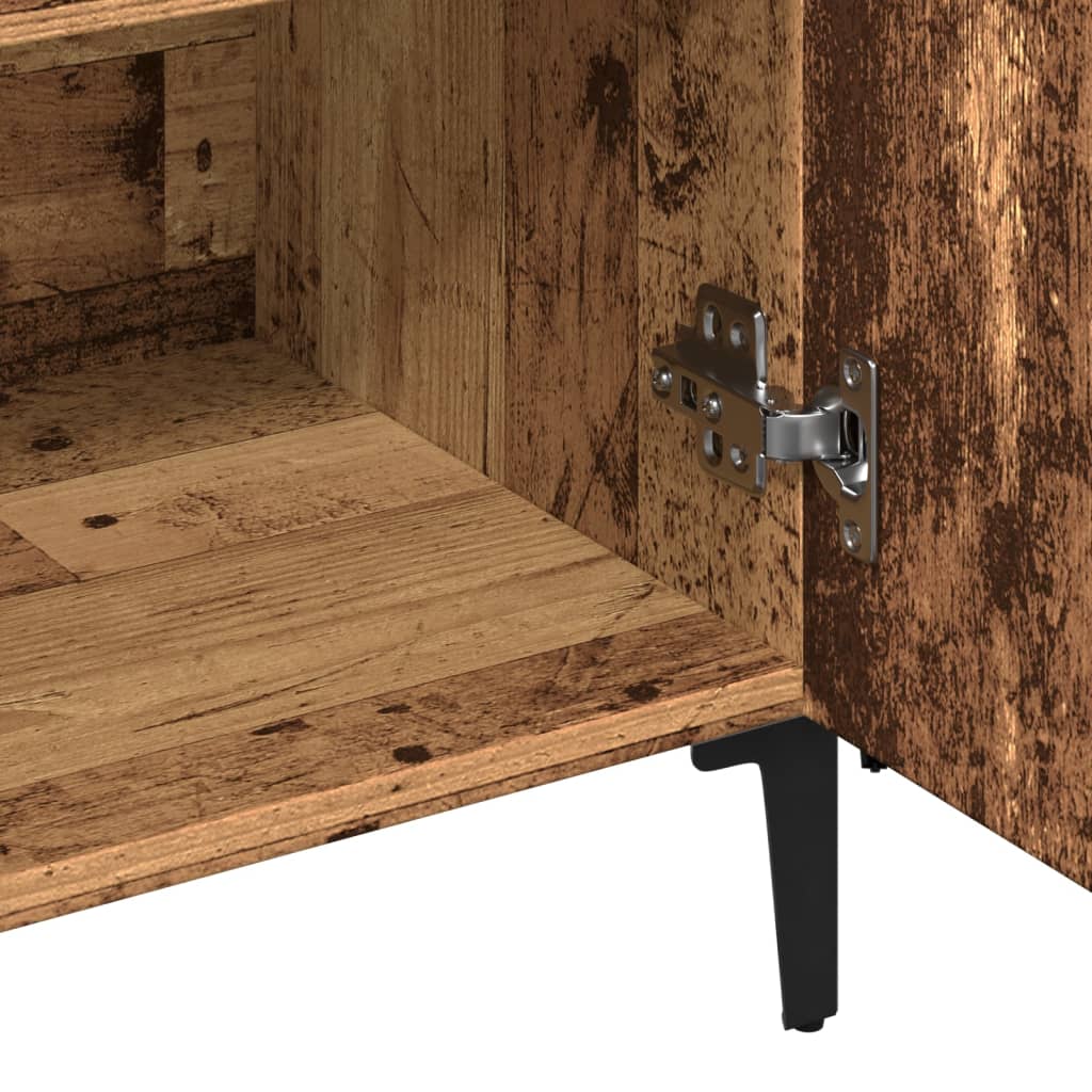 Credenza Legno Antico 100x36x60 cm in Legno Multistrato - homemem39