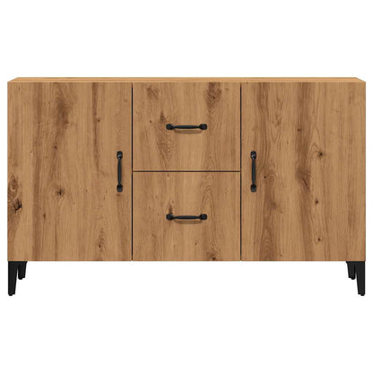 Credenza Rovere Artigianale 100x36x60 cm in Legno Multistrato - homemem39