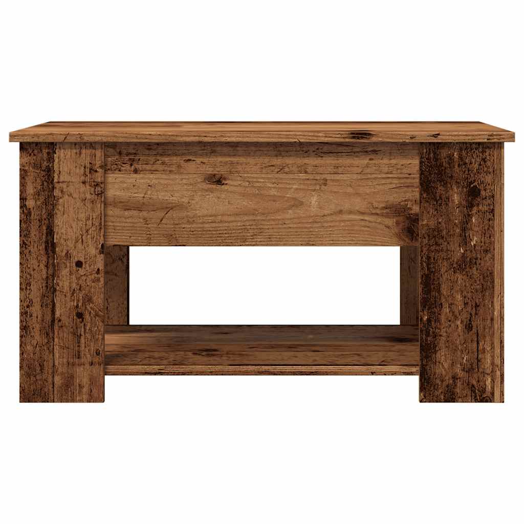 Tavolino da Salotto Legno Antico 79x49x41 cm Legno Multistrato | homemem39
