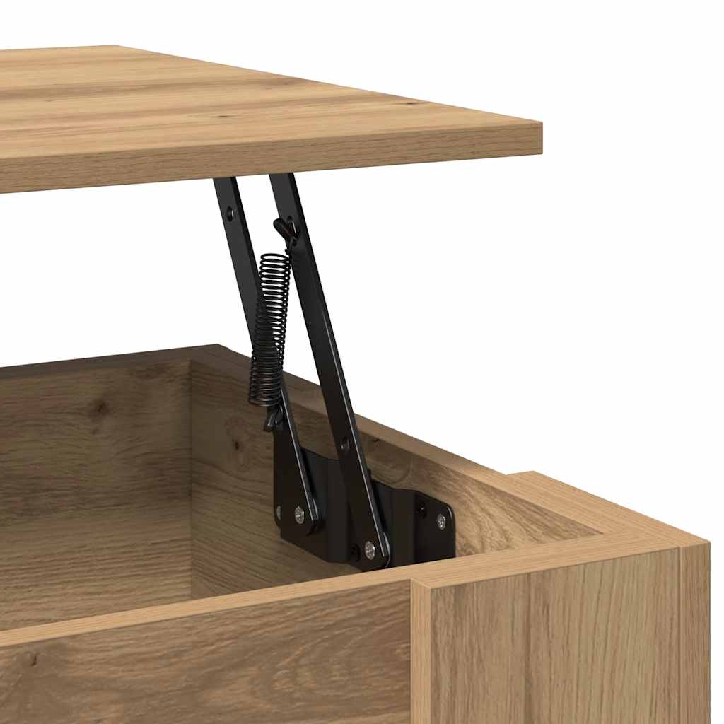 Tavolino da Salotto Rovere Artigianale 79x49x41 cm Truciolato | homemem39
