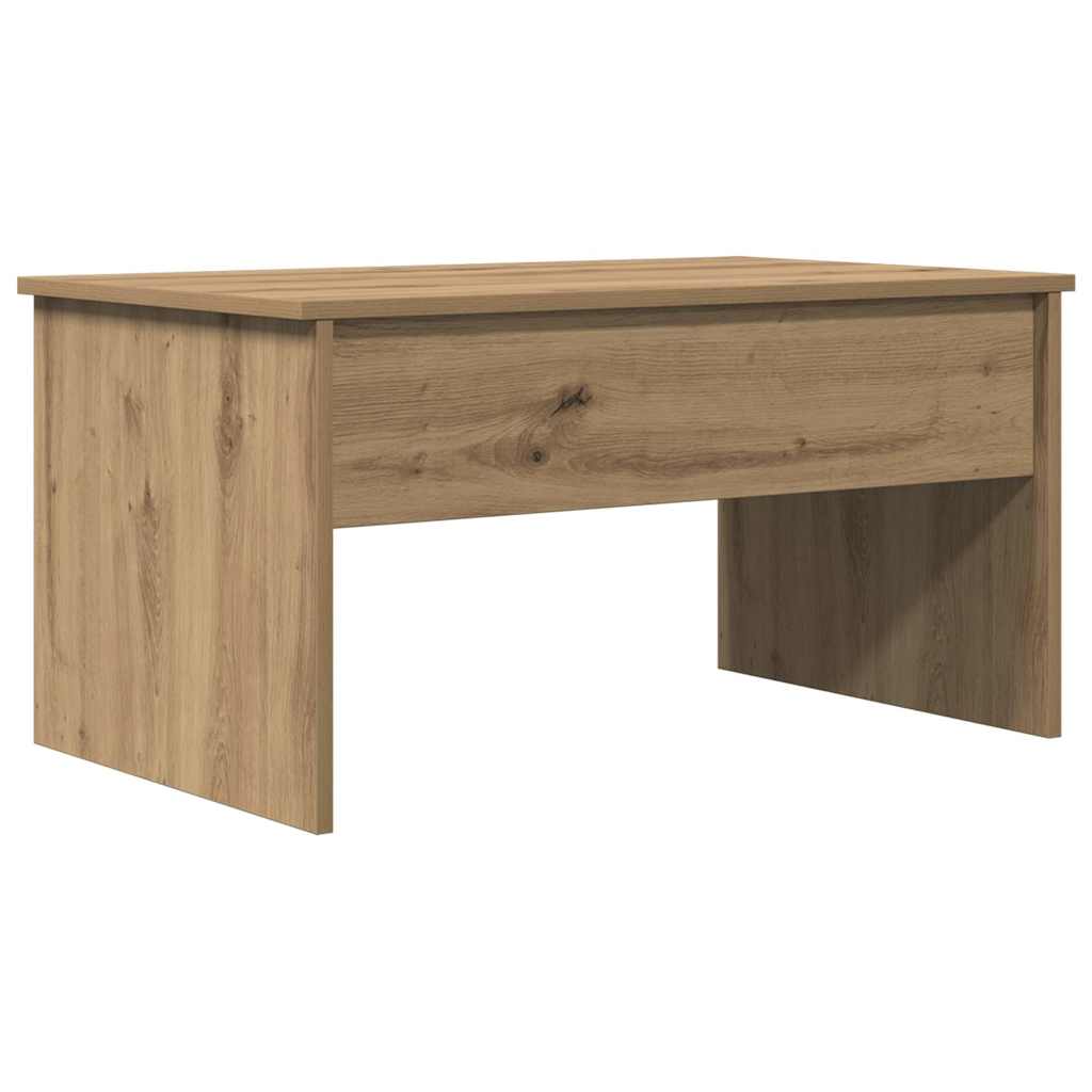 Tavolino Salotto Rovere Artigianale 80x50,5x41,5 cm Truciolato