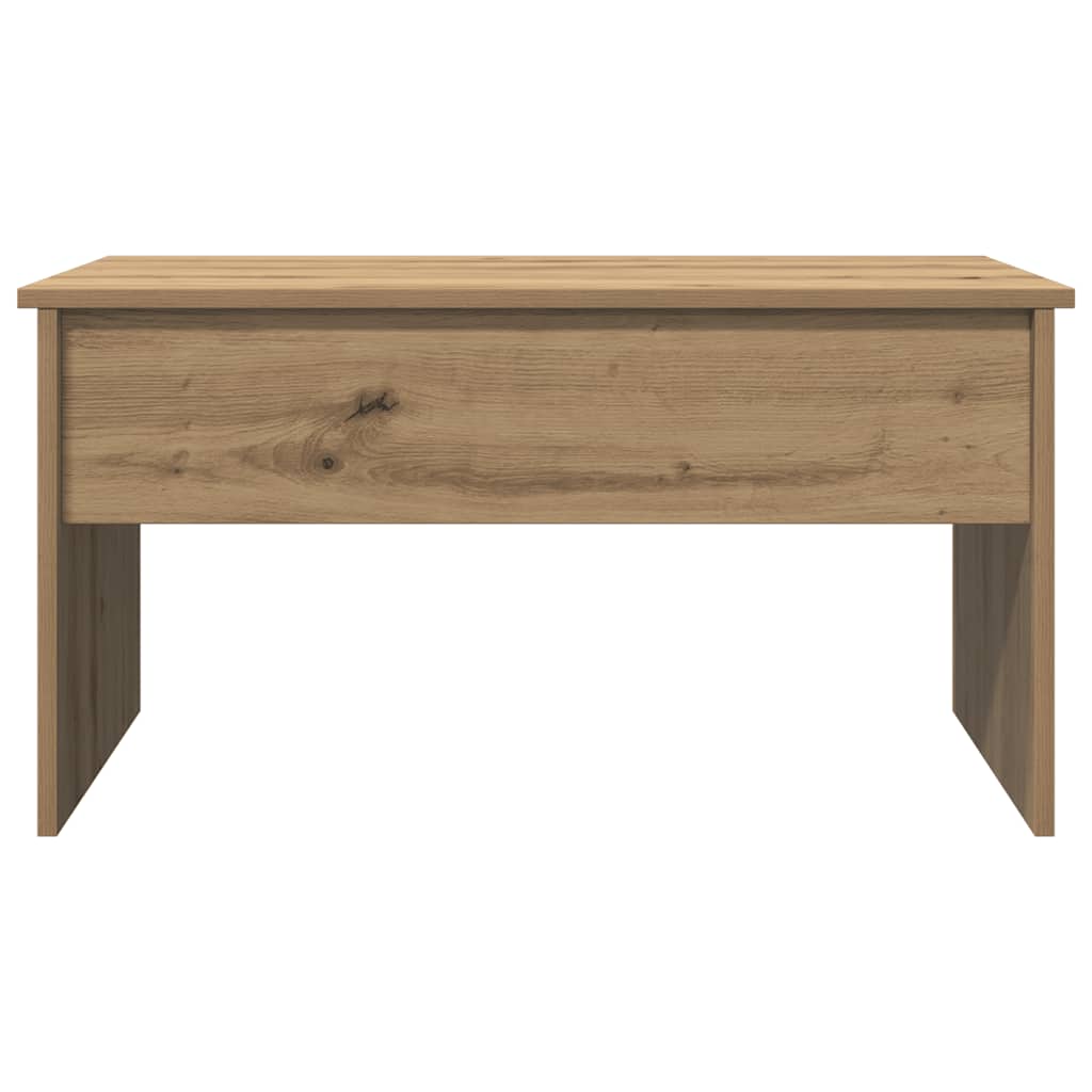 Tavolino Salotto Rovere Artigianale 80x50,5x41,5 cm Truciolato