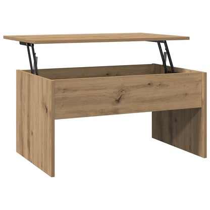 Tavolino Salotto Rovere Artigianale 80x50,5x41,5 cm Truciolato | homemem39