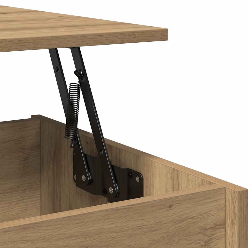 Tavolino Salotto Rovere Artigianale 80x50,5x41,5 cm Truciolato | homemem39
