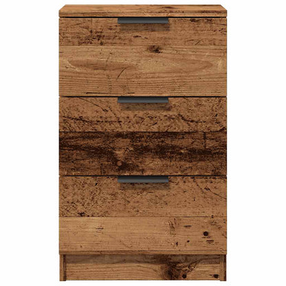 Comodini Legno Antico 2 pz 40x36x65 cm in Legno Multistrato - homemem39