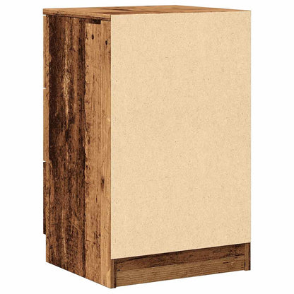 Comodini Legno Antico 2 pz 40x36x65 cm in Legno Multistrato - homemem39