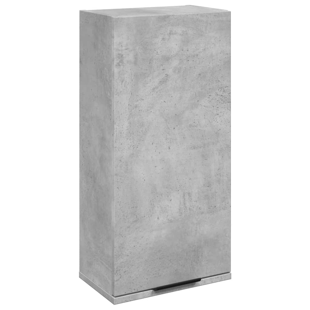 Mobile da Bagno a Parete Grigio Cemento 32x20x67 cm | homemem39