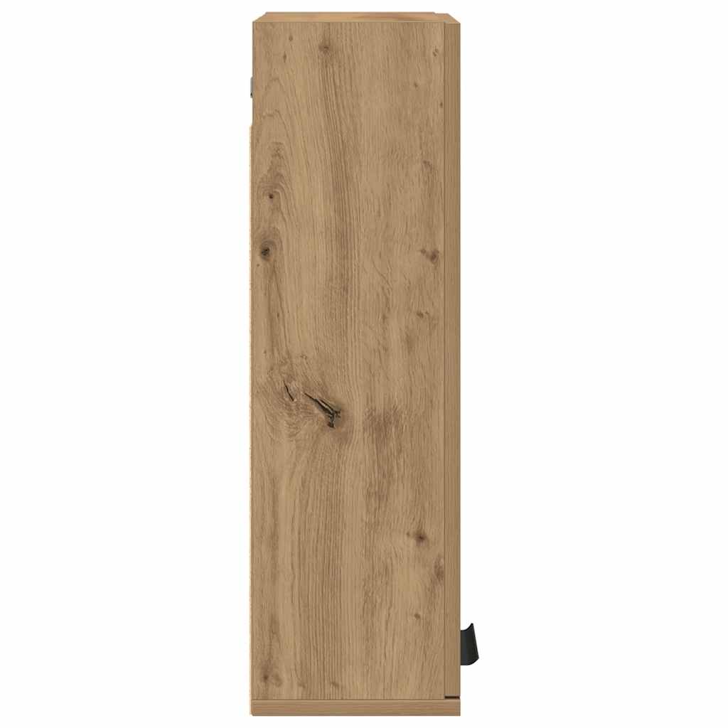 Mobile da Bagno a Parete Rovere Artigianale 32x20x67 cm | homemem39