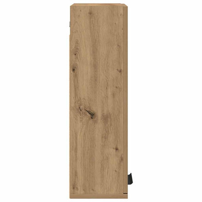 Mobile da Bagno a Parete Rovere Artigianale 32x20x67 cm | homemem39