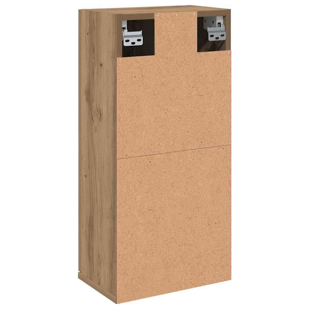 Mobile da Bagno a Parete Rovere Artigianale 32x20x67 cm | homemem39