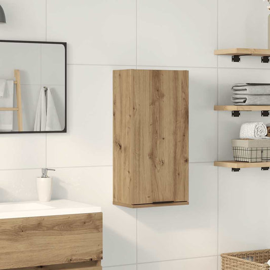Mobile da Bagno a Parete Rovere Artigianale 32x20x67 cm | homemem39