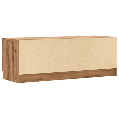 Mobile TV Marrone Artigianale 102x35x36,5 cm Legno Multistrato - homemem39