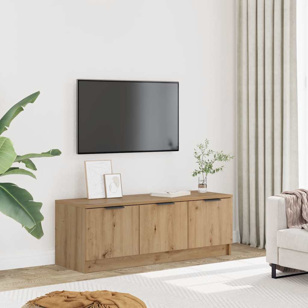 Mobile TV Marrone Artigianale 102x35x36,5 cm legno multistrato