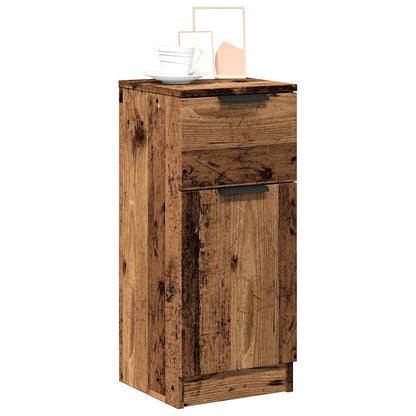 Credenza Legno Antico 30x30x70 cm in Legno Multistrato | homemem39