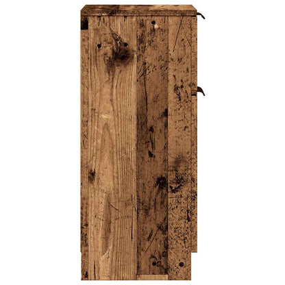 Credenza Legno Antico 30x30x70 cm in Legno Multistrato | homemem39
