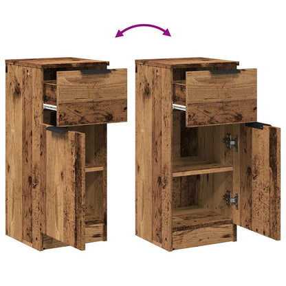 Credenza Legno Antico 30x30x70 cm in Legno Multistrato | homemem39