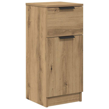 Credenza Rovere Artigianale 30x30x70 cm in Legno Multistrato