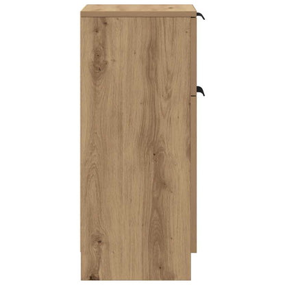 Credenza Rovere Artigianale 30x30x70 cm in Legno Multistrato