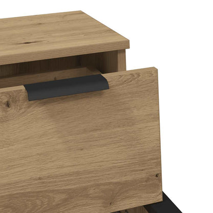 Credenza Rovere Artigianale 30x30x70 cm in Legno Multistrato