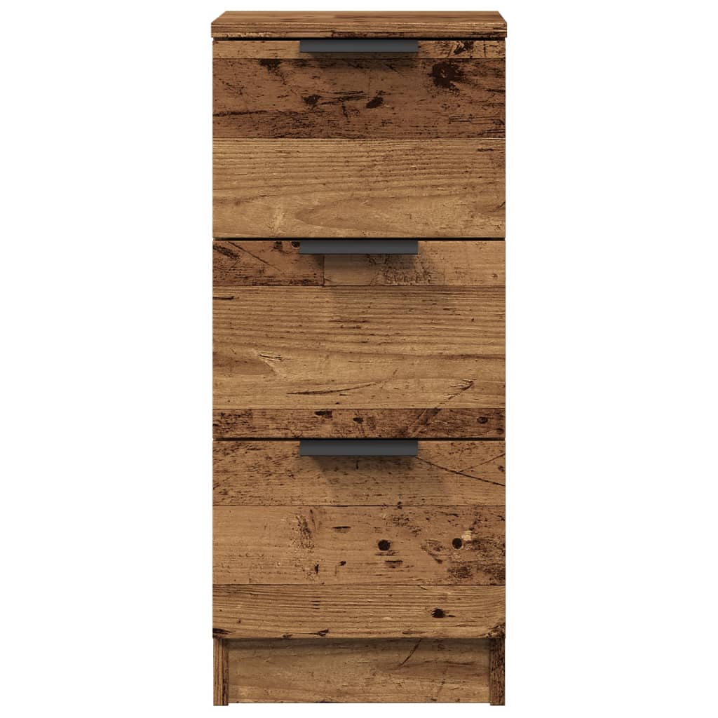 Credenza Legno Antico 30x30x70 cm in Legno Multistrato - homemem39