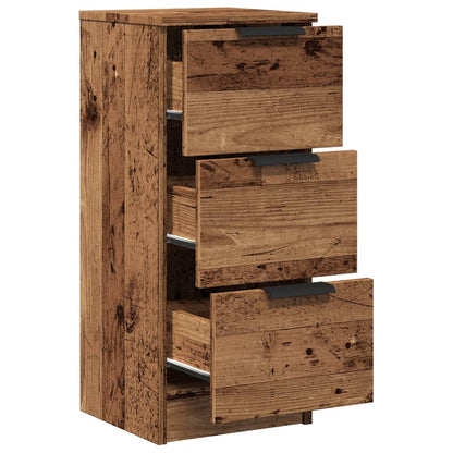 Credenze 2 pz Legno Antico 30x30x70 cm in Legno Multistrato - homemem39