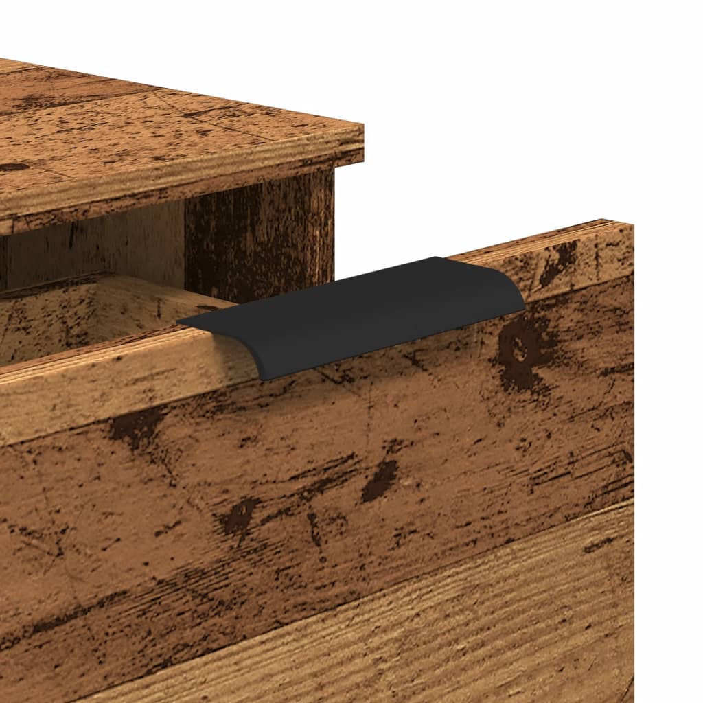 Credenze 2 pz Legno Antico 30x30x70 cm in Legno Multistrato | homemem39