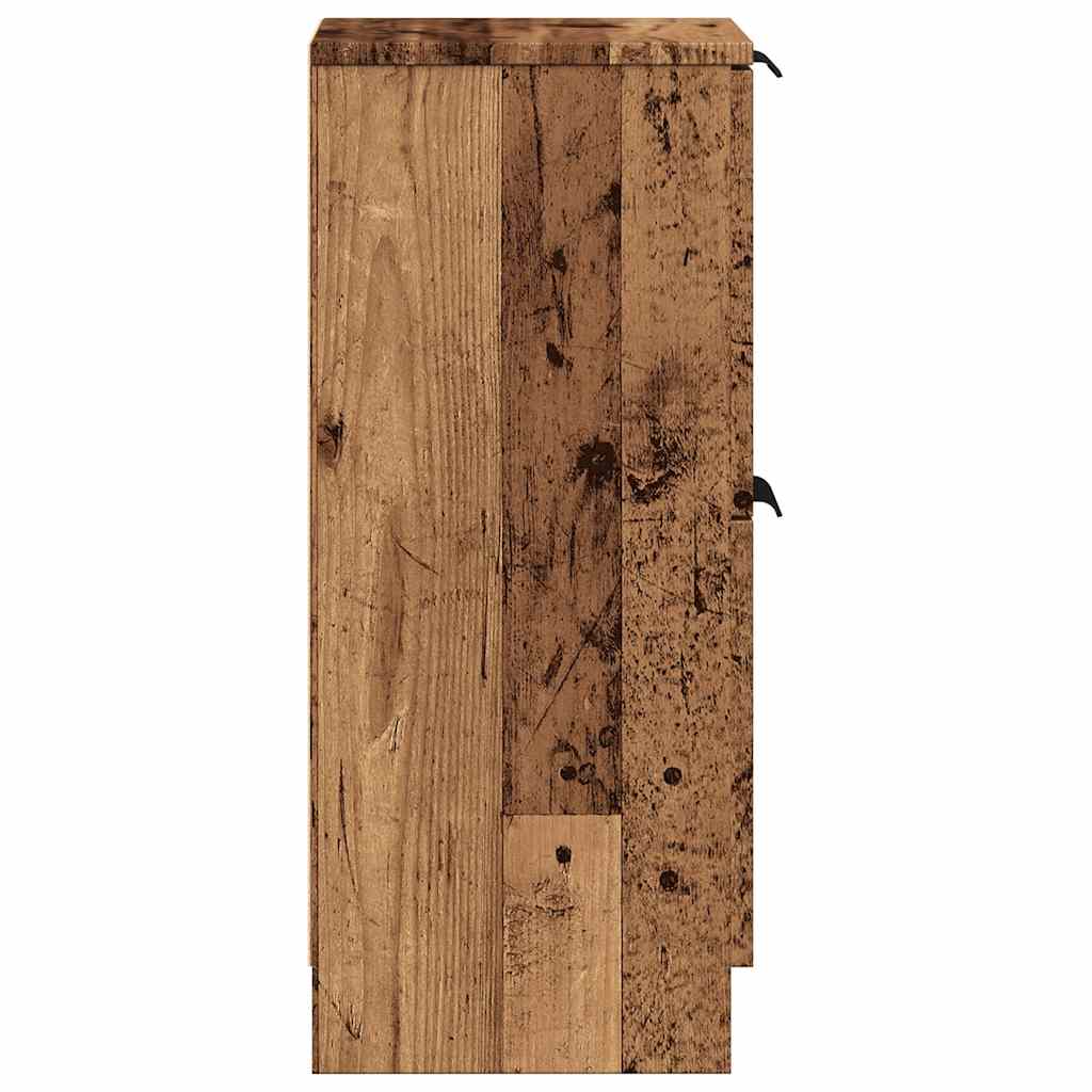 Credenza Legno Antico 30x30x70 cm in Legno Multistrato | homemem39