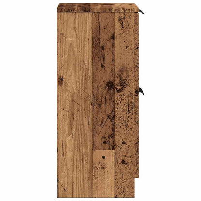 Credenza Legno Antico 30x30x70 cm in Legno Multistrato | homemem39