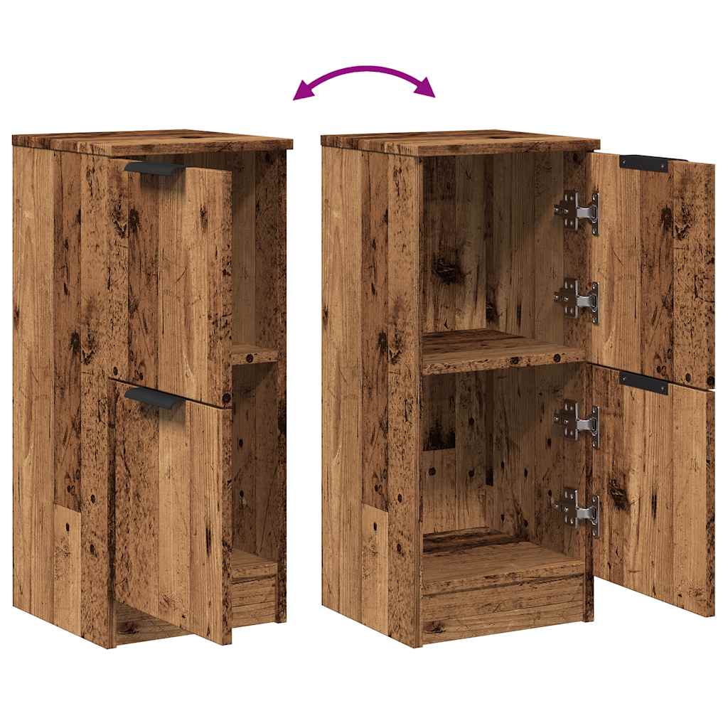 Credenza Legno Antico 30x30x70 cm in Legno Multistrato | homemem39