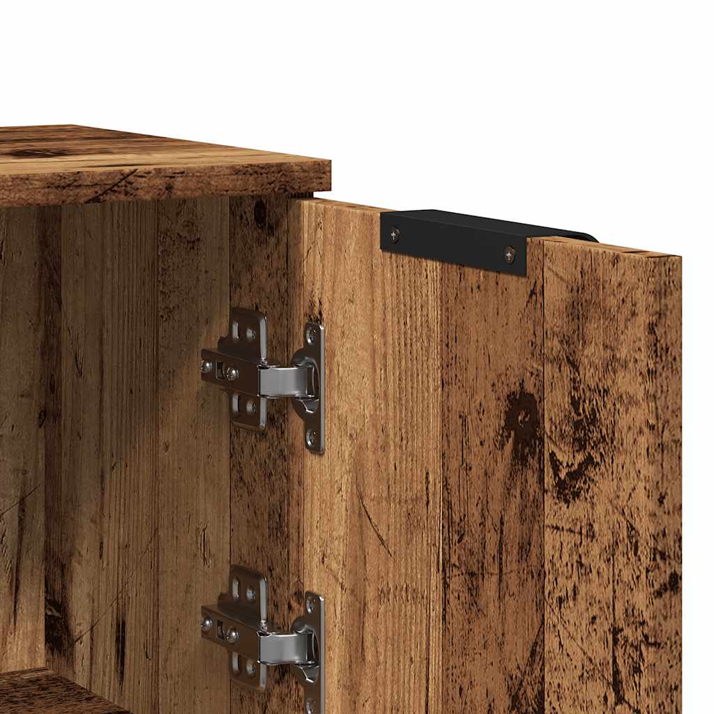 Credenza Legno Antico 30x30x70 cm in Legno Multistrato | homemem39
