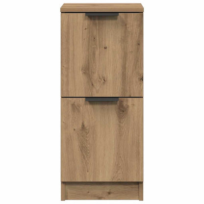 Credenza Rovere Artigianale 30x30x70 cm in Legno Multistrato - homemem39