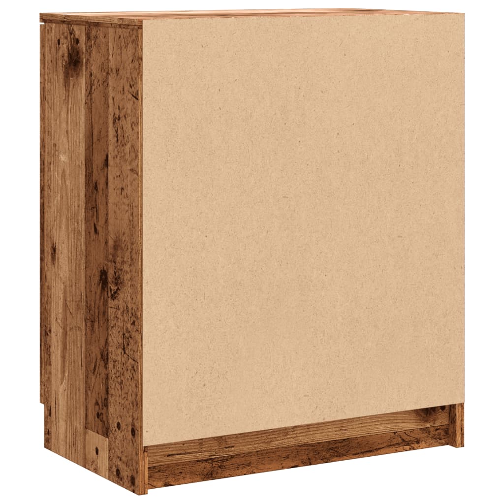 Scarpiera Legno Antico 59x35x70 cm in Truciolato