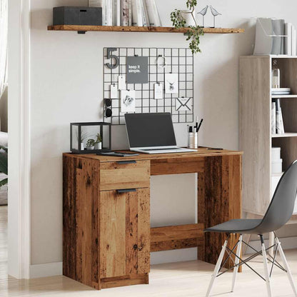 Scrivania Legno Antico 100x50x75 cm in Truciolato - homemem39