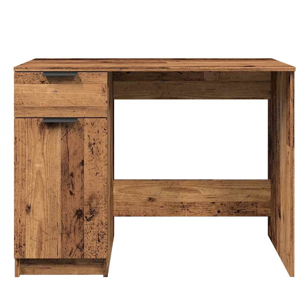 Scrivania Legno Antico 100x50x75 cm in Truciolato - homemem39