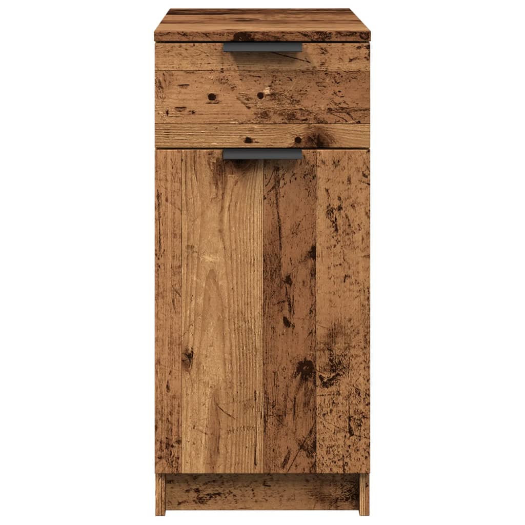 Scrivania Legno Antico 33x50x75 cm in Truciolato - homemem39