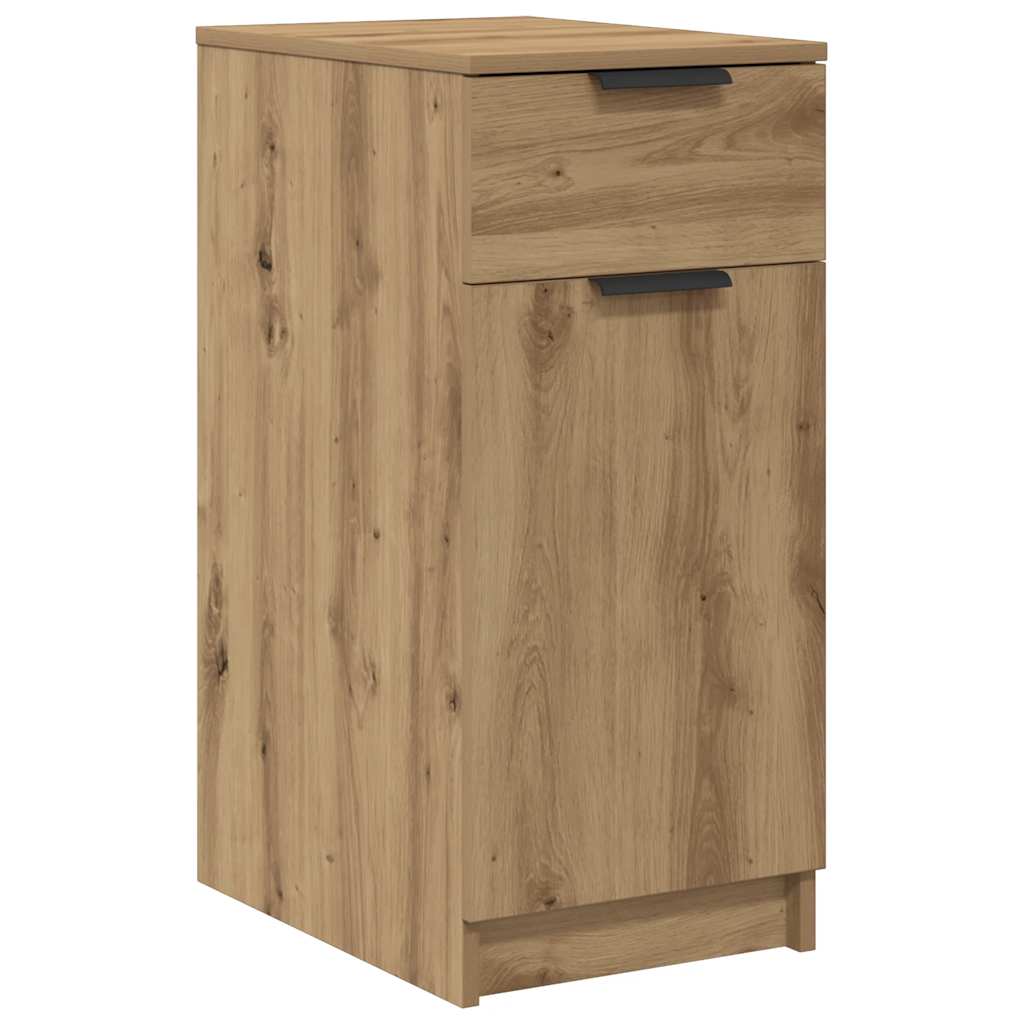 Scrivania Rovere Artigianale 34x36x50 cm in Legno Multistrato | homemem39