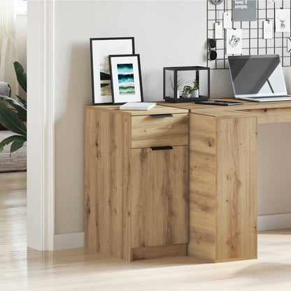Scrivania Rovere Artigianale 34x36x50 cm in Legno Multistrato | homemem39