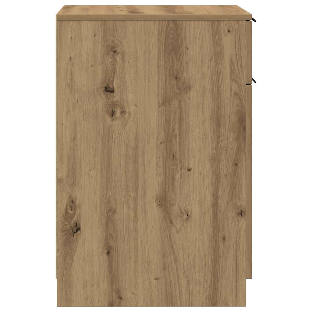 Scrivania Rovere Artigianale 34x36x50 cm in Legno Multistrato | homemem39