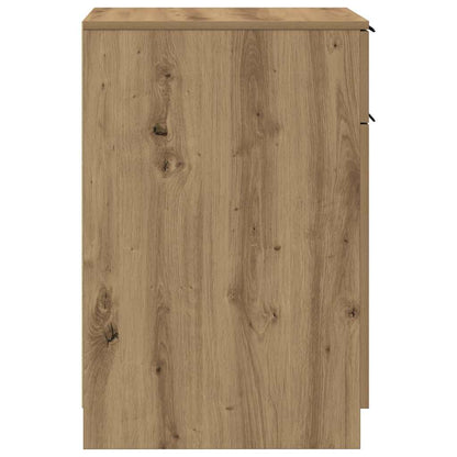 Scrivania Rovere Artigianale 34x36x50 cm in Legno Multistrato | homemem39