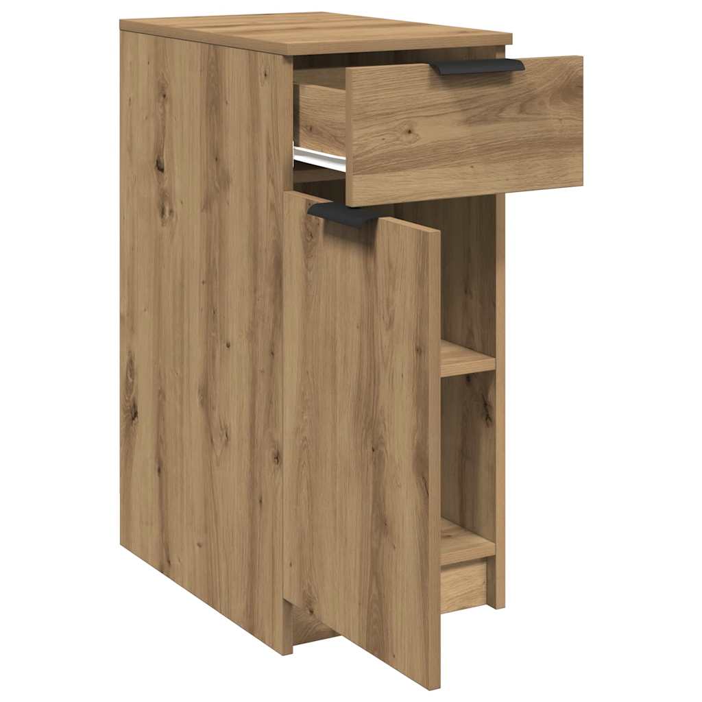 Scrivania Rovere Artigianale 34x36x50 cm in Legno Multistrato | homemem39