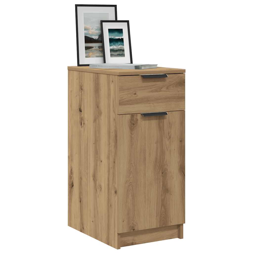 Scrivania Rovere Artigianale 34x36x50 cm in Legno Multistrato | homemem39