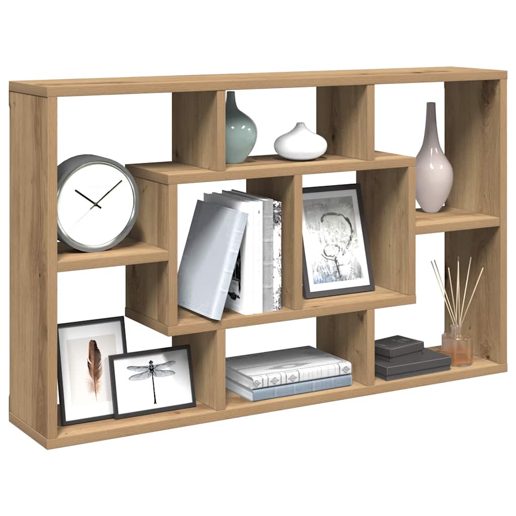 Mensola a Muro Rovere 85x16x52,5 cm in Legno Multistrato - homemem39
