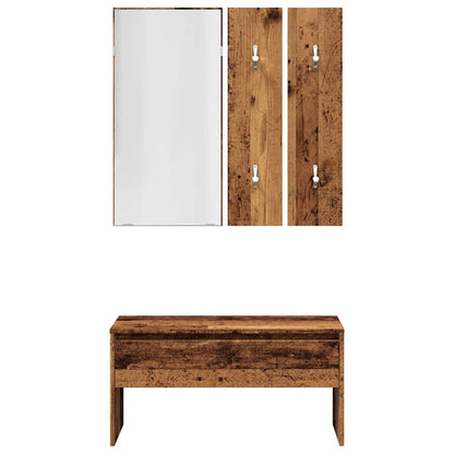 Set di Mobili da Corridoio Legno Antico in Legno Multistrato | homemem39