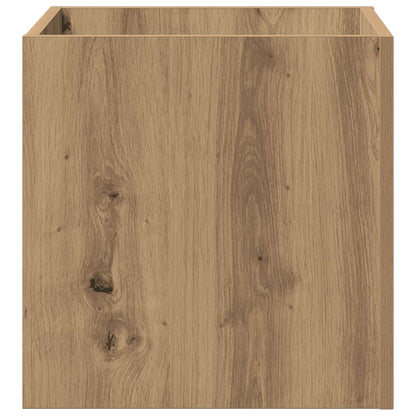 Fioriera Rovere Artigianale 40x40x40 cm in Legno Multistrato
