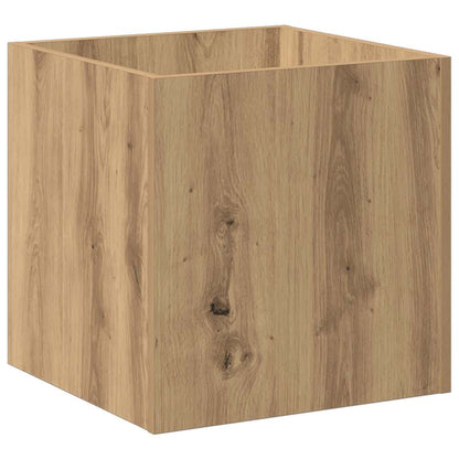 Fioriera Rovere Artigianale 40x40x40 cm in Legno Multistrato