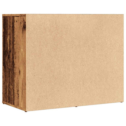 Armadietto per Cosmetici Legno Antico 80x40x65 cm in Truciolato - homemem39