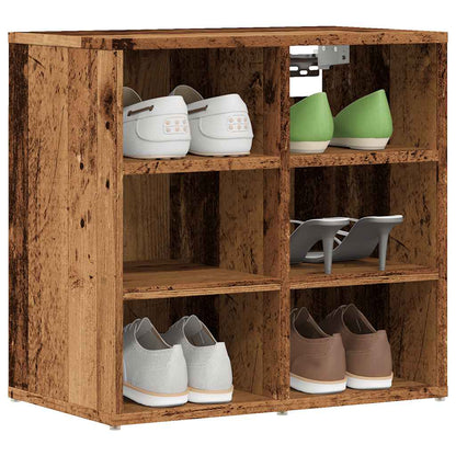 Scarpiera Legno Antico 52x30x50 cm - homemem39