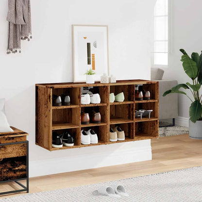 Scarpiere 2 pz Legno Antico 52x30x50 cm - homemem39