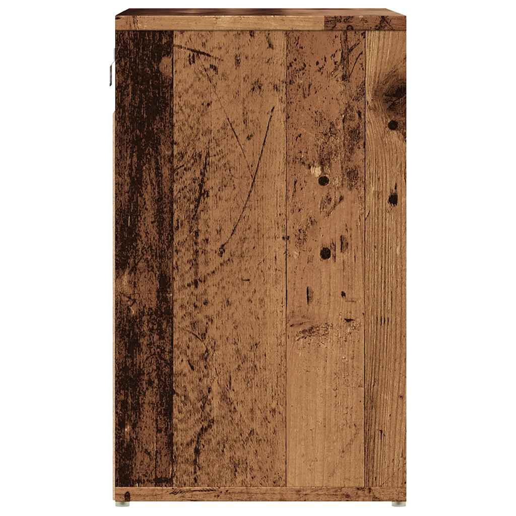 Scarpiere 2 pz Legno Antico 52x30x50 cm